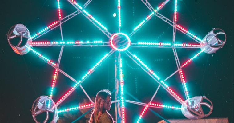 Buntes Riesenrad