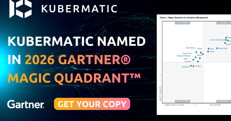 Kubermatic im Gartner® Magic Quadrant™ für Container-Management 2026 aufgeführt