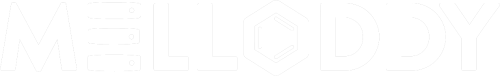 MELLODDY weißes Logo