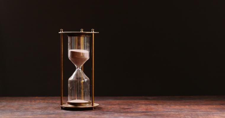 Die Sanduhr tickt